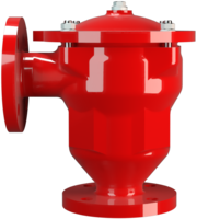 Protego DR/ES In-Line Detonation Flame Arrester for stable detonations and deflagrations in right angle design with shock absorber, unidirectional